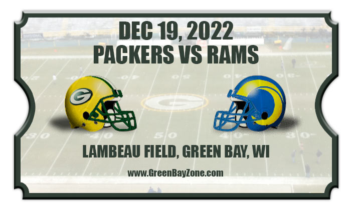 Green Bay Packers vs Los Angeles Rams Football Tickets | 12/19/22